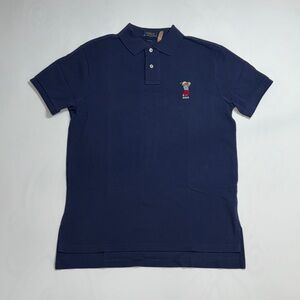Polo by Ralph Lauren Men’s Bear Dark Blue Polo Shirt Size M